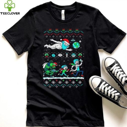 Rick And Morty Merry Christmas Ugly Christmas T shirt