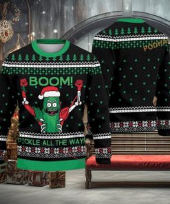 Rick And Morty Pickle Ugly Christmas Sweater, Cute Ugly Christmas Sweater