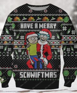 Rick And Morty Schwiftmas Ugly Christmas Sweater 3D Shirt