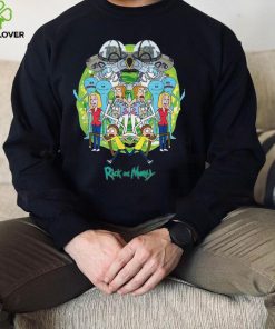 Rick And Morty Shirt Mirrored Cast