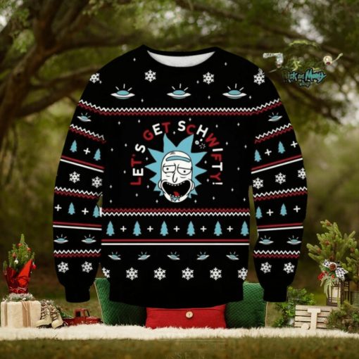 Rick And Morty Sweater – Let Schwifty Christmas Style