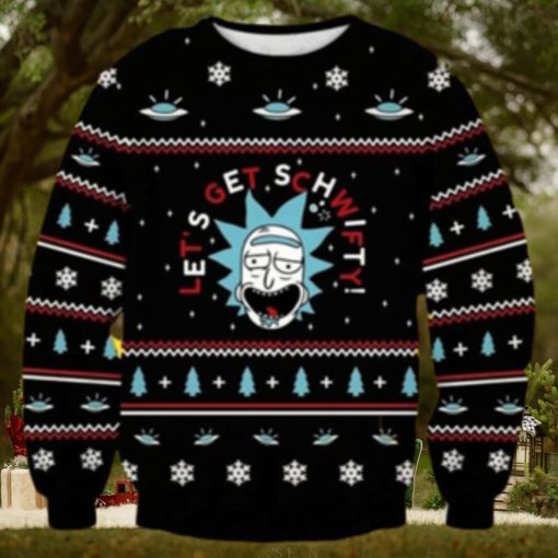 Rick And Morty Ugly Christmas Sweaters Let Schwifty Christmas Style