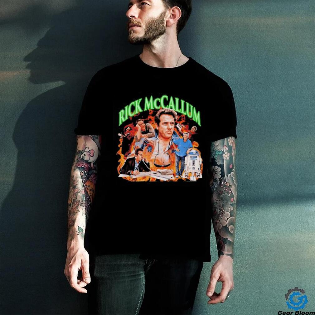 Rick McCallum fire graphic shirt Rick McCallum fire graphic shirt