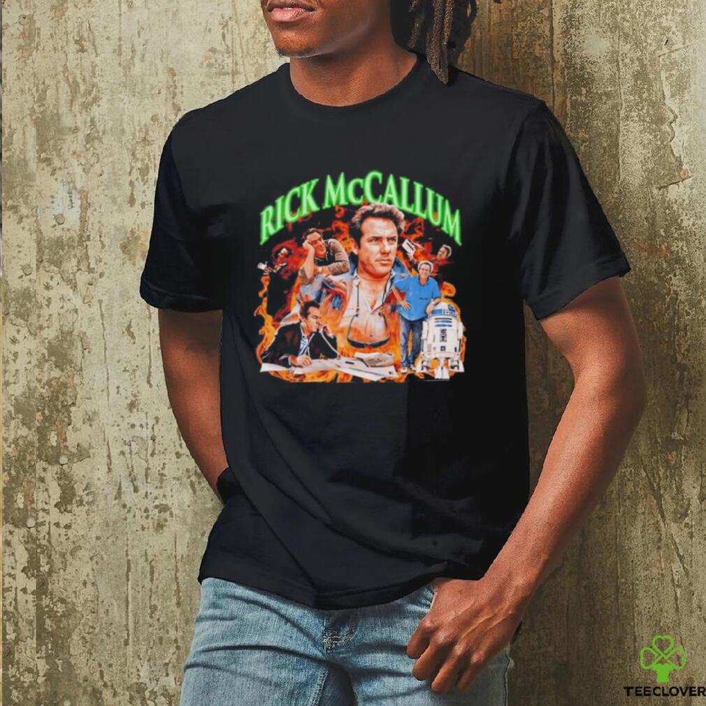 Rick McCallum fire graphic shirt Rick McCallum fire graphic shirt
