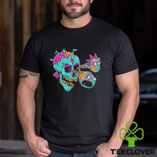 Rick & Morty Eyeball Skull T Shirt