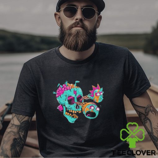 Rick & Morty Eyeball Skull T Shirt