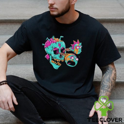 Rick & Morty Eyeball Skull T Shirt