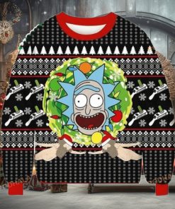 Rick Sanchez All Over Printed Funny Ugly Christmas Sweater