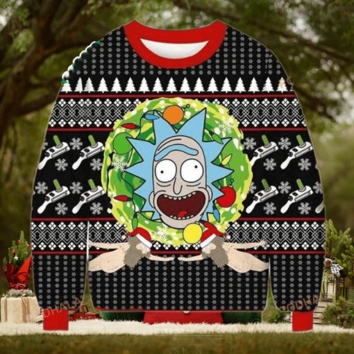 Rick Sanchez All Over Printed Funny Ugly Christmas Sweater