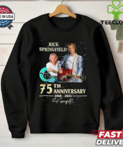 Rick Springfield 75th anniversary 1949 2024 shirt