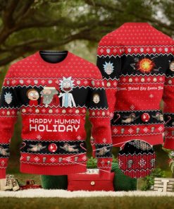 Rick and Morty 3D All Over Printed Ugly Christmas Sweater Christmas Gift For Family