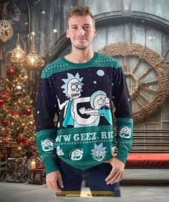 Rick and Morty Alien Aww Geez Rick Sweater, Funny Sweater