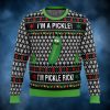 Rick and Morty Pickle Rick Ugly Christmas Sweater