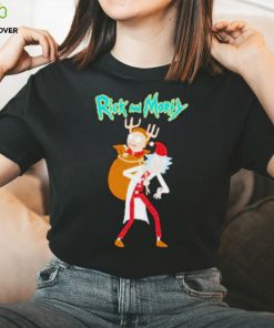 Rick and Morty Santa reindeer Christmas shirt