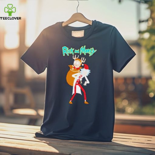 Rick and Morty Santa reindeer Christmas shirt