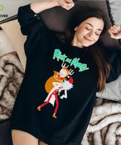 Rick and Morty Santa reindeer Christmas shirt