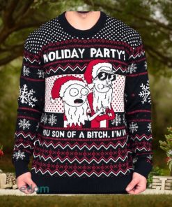 Rick and Morty Son Christmas Northern Knitted 3D Sweater For Thanksgiving