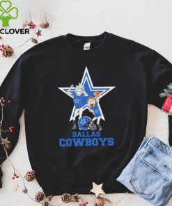 Rick and Morty cartoon Dallas Cowboys ootball helmet logo 2024 shirt