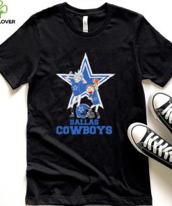 Rick and Morty cartoon Dallas Cowboys ootball helmet logo 2024 hoodie, sweater, longsleeve, shirt v-neck, t-shirt