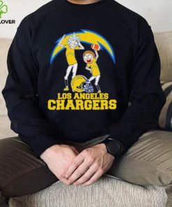 Rick and Morty cartoon Los Angeles Chargers football helmet logo 2024 shirt 3 Rick and Morty cartoon Los Angeles Chargers football helmet logo 2024 shirt
