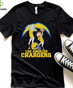 Rick and Morty cartoon Los Angeles Chargers football helmet logo 2024 shirt 7 Rick and Morty cartoon Los Angeles Chargers football helmet logo 2024 shirt