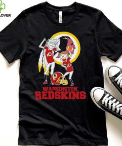 Rick and Morty cartoon Washington Redskins football helmet logo 2024 hoodie, sweater, longsleeve, shirt v-neck, t-shirt