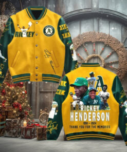Rickey Henderson Oakland Athletics Baseball Jacket