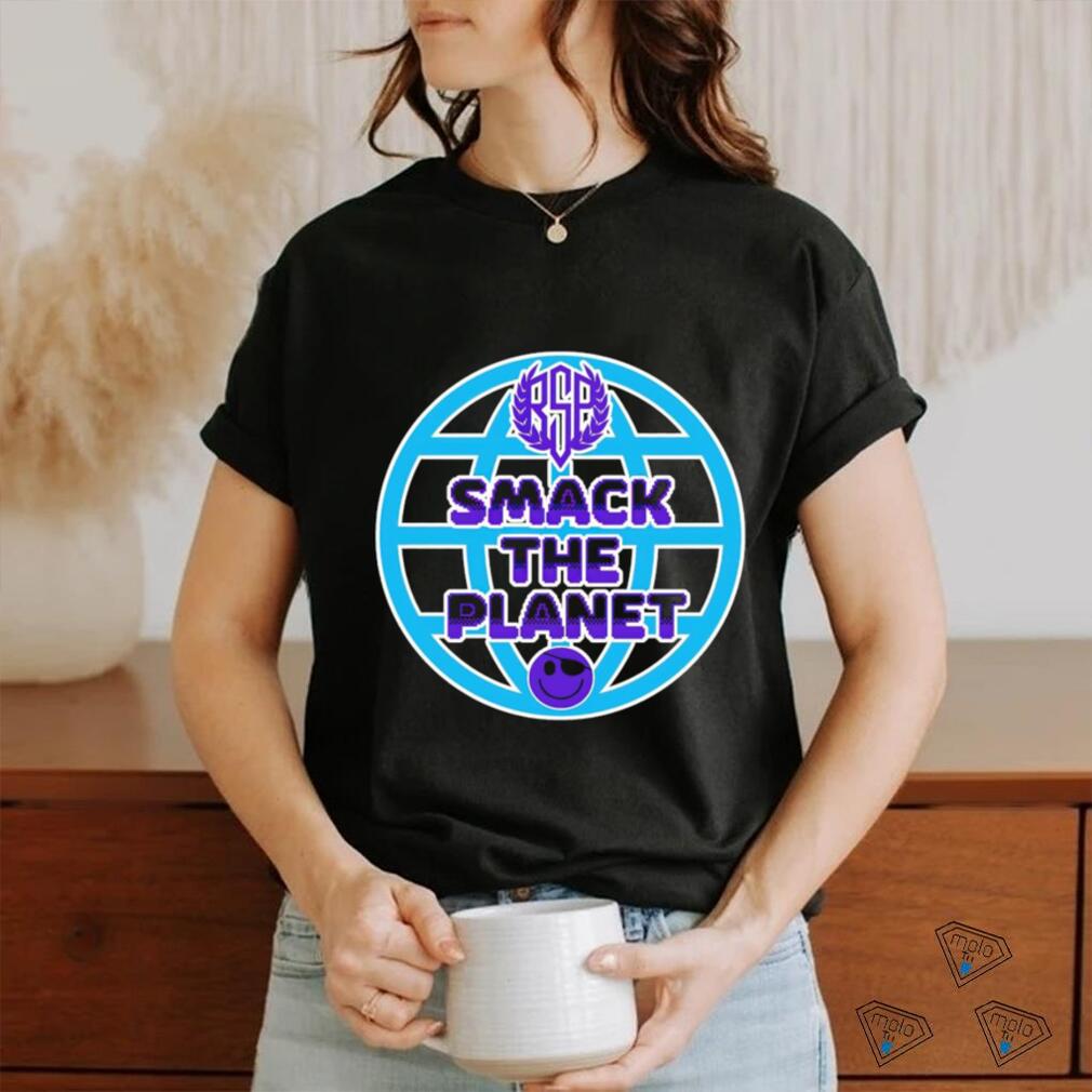 Rickey Shane Page Smack the Planet logo shirt Rickey Shane Page Smack the Planet logo shirt