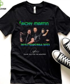 Ricky Martin 39th years 1984 2023 thank you for the memories signature shirt 1 Ricky Martin 39th years 1984 2023 thank you for the memories signature shirt