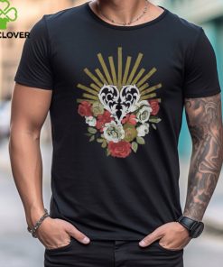 Ricky Olson Abstract Floral Black T Shirt