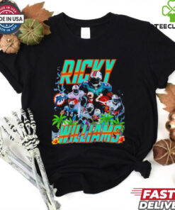 Ricky Williams Miami Dolphins graphic retro shirt