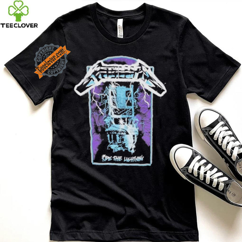 Ride the lightning anniversary tracklist shirt Ride the lightning anniversary tracklist shirt