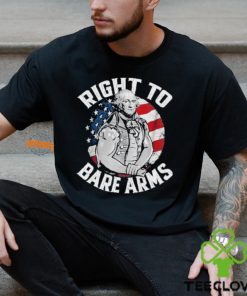 Right To Bare Arms 4th of July Gym George Washington Shirt