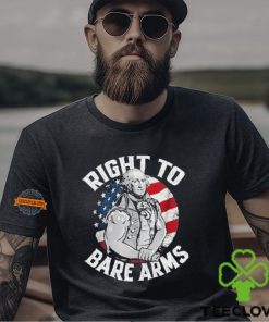 Right To Bare Arms 4th of July Gym George Washington Shirt