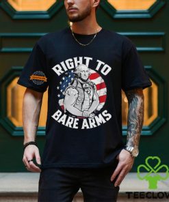 Right To Bare Arms 4th of July Gym George Washington Shirt