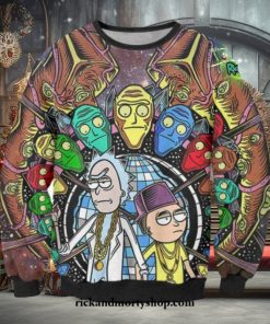 Rik And Mozty Infinity Stones Sweater