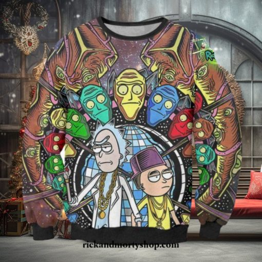 Rik And Mozty Infinity Stones Sweater