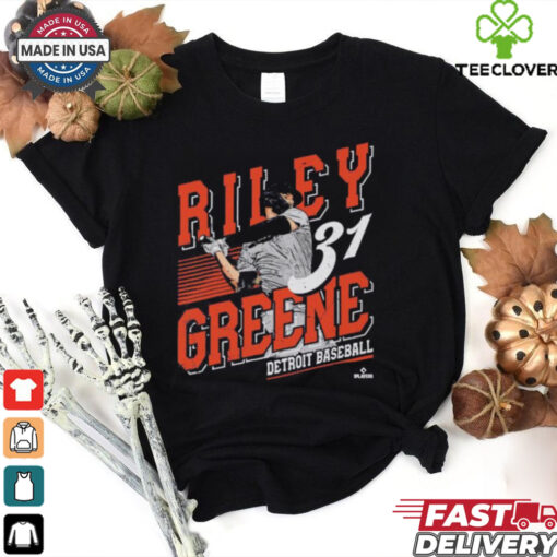 Riley greene detroit player name shirt
