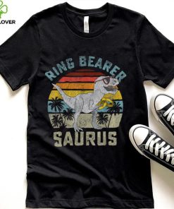 Ring Bearer Saurus Dinosaur Wedding T Rex Ring Security Boys T Shirt