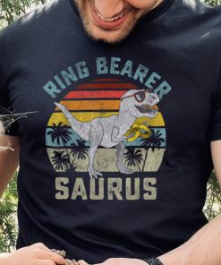 Ring Bearer Saurus Dinosaur Wedding T Rex Ring Security Boys T Shirt