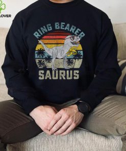 Ring Bearer Saurus Dinosaur Wedding T Rex Ring Security Boys T Shirt