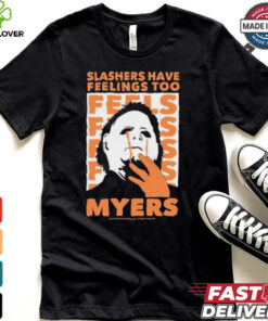 Riot Society Halloween 2024 Michael Myers Slashers Have Feelings Too Painting t shirt 1 Riot Society Halloween 2024 Michael Myers Slashers Have Feelings Too Painting t shirt