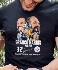 Rip 32 Franco Harris 1950 2022 Thank You For The Memories Signature Shirt