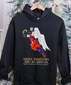 Rip Akira Toriyama April 5 1955 March 1 2024 rest in peace manga artist Son Goku hoodie, sweater, longsleeve, shirt v-neck, t-shirt