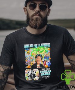 Rip Akira Toriyama Dragon Ball 68 Years 1955 2024 thank you for the memories signature shirt