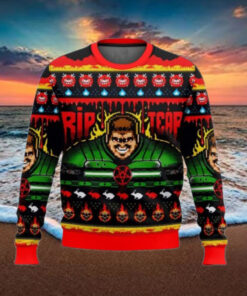 Rip And Tear Doom Ugly Christmas Sweater
