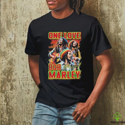 Rip Bob Marley One Love Bob Marley Signatures Shirt