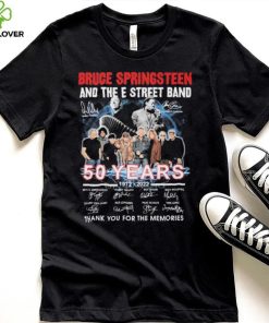 Rip Danny Federici And Clarence Clemons 50 Years 1972 2022 Of Bruce Springsteen And The E Street Band Signatures Thank You For The Memories Shirt