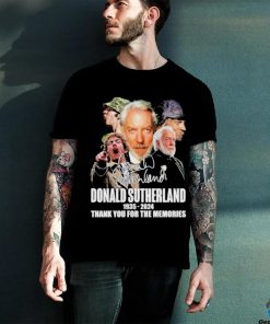 Rip Donald Sutherland 1935 2024 Thank You For The Memories Signature Shirt