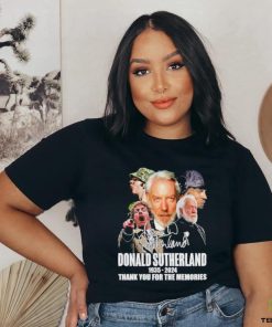 Rip Donald Sutherland 1935 2024 Thank You For The Memories Signature Shirt